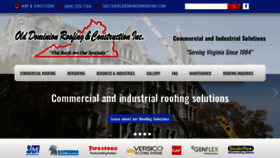 What Olddominionroofing.com website looked like in 2021 (3 years ago)