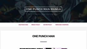 What Onepunch-man.com website looked like in 2021 (3 years ago)