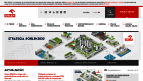 What Orlen.pl website looked like in 2021 (3 years ago)