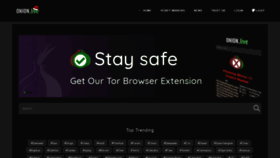 What Onion.live website looked like in 2021 (5 years ago)