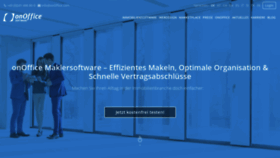 What Onoffice.de website looked like in 2021 (3 years ago)
