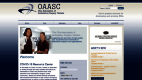 What Oaasc.net website looked like in 2021 (3 years ago)