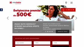 What Opiekunki.interkadra.pl website looked like in 2021 (3 years ago)