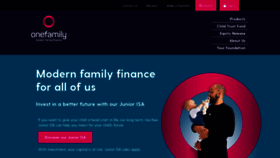 What Onefamily.com website looked like in 2021 (3 years ago)