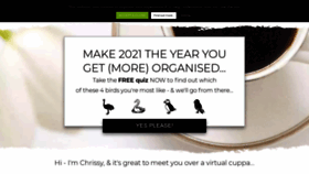 What Organisemyhouse.com website looked like in 2021 (3 years ago)