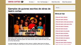 What Obrascortas.com website looked like in 2021 (3 years ago)