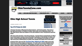 What Ohiotenniszone.com website looked like in 2021 (3 years ago)