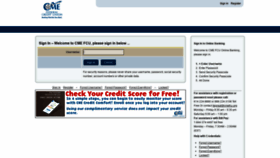 What Onlinebanking.cmefcu.org website looked like in 2021 (3 years ago)