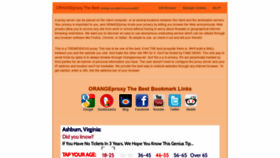 What Orangeproxy.net website looked like in 2021 (3 years ago)