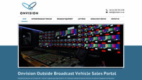 What Onvision.co.uk website looked like in 2021 (3 years ago)