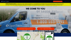 What Opentrade.com website looked like in 2021 (3 years ago)