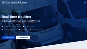 What Onestepgps.com website looked like in 2021 (4 years ago)