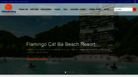 What Onlinebooking.vn website looked like in 2021 (3 years ago)