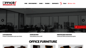 What Officeinterior.ae website looked like in 2021 (3 years ago)