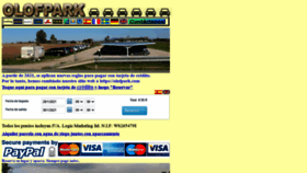 What Olofpark.com website looked like in 2021 (3 years ago)