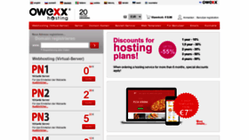 What Owexxhosting.de website looked like in 2021 (3 years ago)