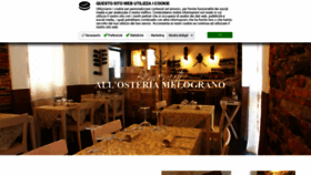 What Osteriamelograno.it website looked like in 2021 (3 years ago)