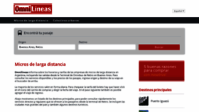 What Omnilineas.com.ar website looked like in 2021 (4 years ago)