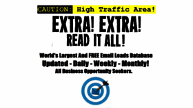 What Onlinetrafficnet.com website looked like in 2021 (3 years ago)