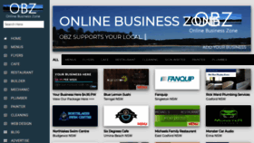 What Obz.com.au website looked like in 2021 (3 years ago)