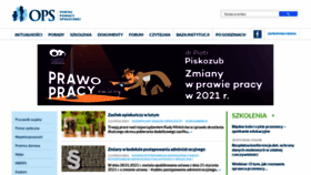 What Ops.pl website looked like in 2021 (3 years ago)