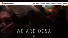 What Ocsarts.net website looked like in 2021 (3 years ago)