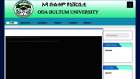 What Obu.edu.et website looked like in 2021 (3 years ago)