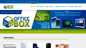 What Officeboxpanama.com website looked like in 2021 (3 years ago)