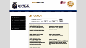What Obituario.net website looked like in 2021 (3 years ago)