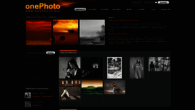 What Onephoto.net website looked like in 2021 (3 years ago)