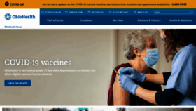 What Ohiohealth.com website looked like in 2021 (4 years ago)
