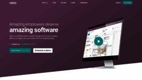What Odoo.com website looked like in 2021 (3 years ago)