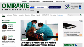 What Omirante.pt website looked like in 2021 (5 years ago)