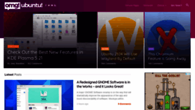 What Omgubuntu.co.uk website looked like in 2021 (3 years ago)