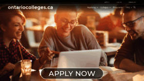 What Ontariocolleges.ca website looked like in 2021 (3 years ago)