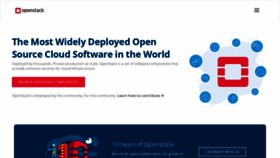 What Openstack.org website looked like in 2021 (4 years ago)