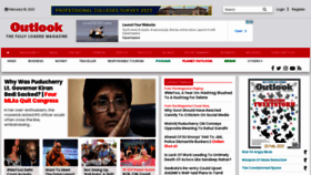 What Outlookindia.com website looked like in 2021 (3 years ago)