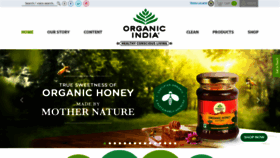 What Organicindia.com website looked like in 2021 (3 years ago)