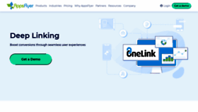 What Onelink.me website looked like in 2021 (3 years ago)