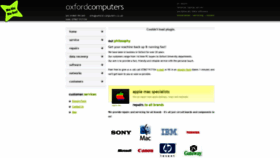 What Oxford-computers.co.uk website looked like in 2021 (3 years ago)