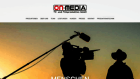 What On-media.at website looked like in 2021 (3 years ago)