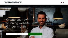 What Onepage.website website looked like in 2021 (3 years ago)