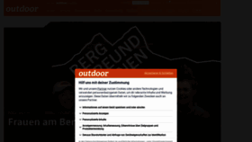 What Outdoor-magazin.com website looked like in 2021 (3 years ago)