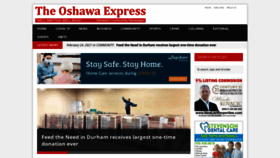 What Oshawaexpress.ca website looked like in 2021 (3 years ago)
