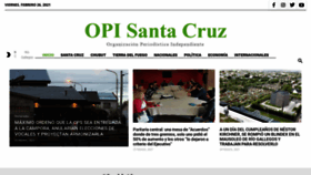 What Opisantacruz.com.ar website looked like in 2021 (3 years ago)