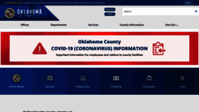 What Oklahomacounty.org website looked like in 2021 (3 years ago)