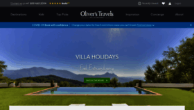 What Oliverstravels.com website looked like in 2021 (3 years ago)