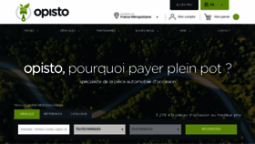 What Opisto.fr website looked like in 2021 (4 years ago)