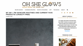 What Ohsheglows.com website looked like in 2021 (3 years ago)