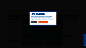What Omega.co.uk website looked like in 2021 (3 years ago)